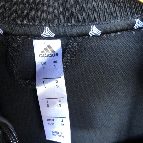 ADIDAS BLACK CLUB RUNNING TRACK JACKET - Picture 7 of 11